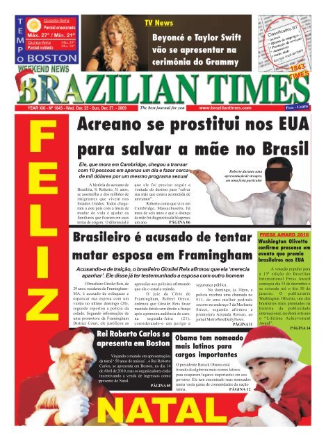Rei Roberto Carlos se apresenta em Boston - Brazilian Times
