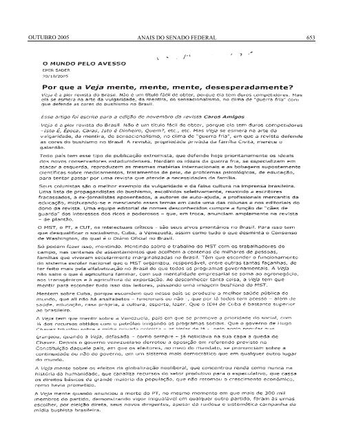 01-Contra Capa Vol 29 nº 49 - Senado Federal