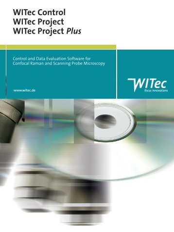 WITec Control WITec Project WITec Project Plus