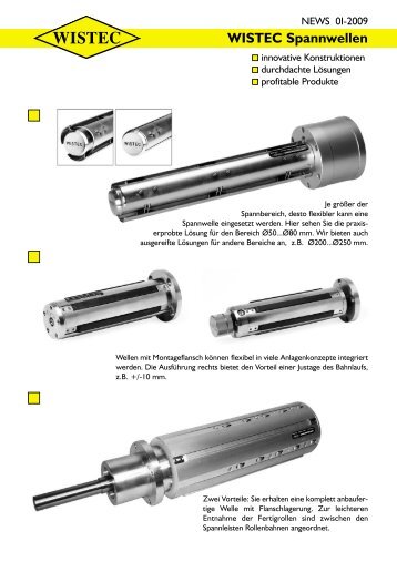 WISTEC Spannwellen - Wistec GmbH