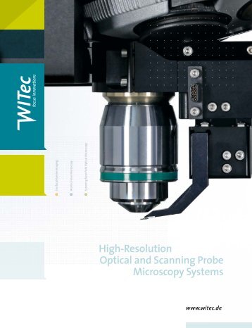 New WITec Product Overview Catalog (High-res)