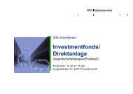 Investmentfonds/ Direktanlage - WM Datenservice