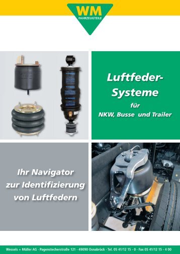 Luftfeder- Systeme für NKW, Busse und Trailer - Wessels + Müller AG