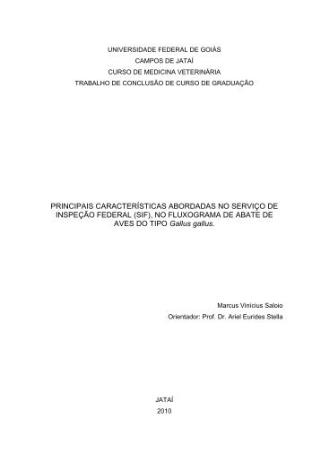 download - Curso de Medicina Veterinária - UFG