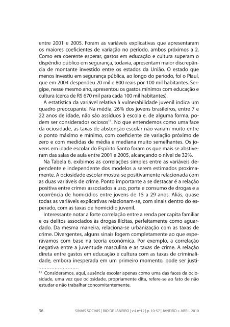 Revista Sinais Sociais N12 pdf - Sesc