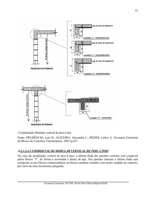 ALVENARIA ESTRUTURAL - pucrs