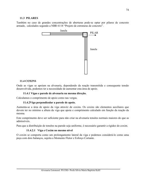 ALVENARIA ESTRUTURAL - pucrs