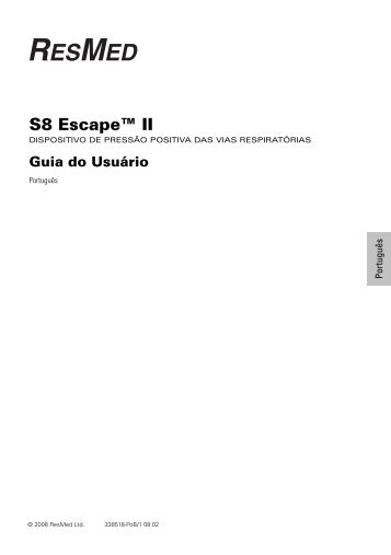 Manual do Usuário (492kb) - ResMed