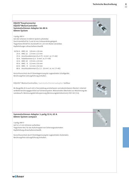 Technische Daten - WÃ¶hner