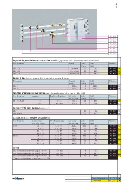 Catalogue 2008Français - Wöhner