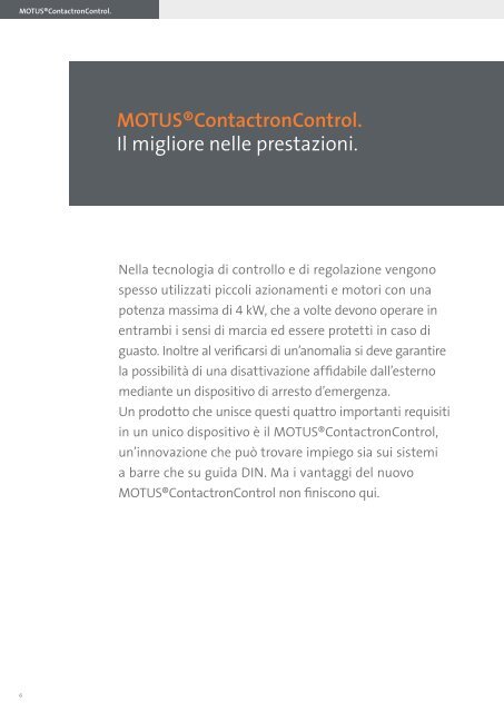 MOTUS®ContactronControl. Meno è più. - Wöhner