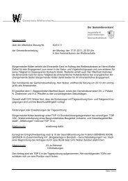 Gemeindevertretung der Gemeinde WÃ¶lfersheim