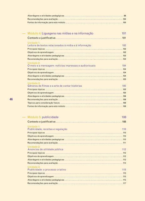 Currículo para formação de professores