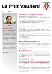 Le P'tit Vaulieni - Vaulion