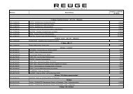 Reuge Endverbraucherpreise 2007