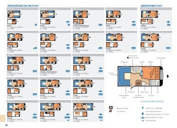 QUEENSBETTEN FRANZÃ¶SISCHE BETTEN - Hobby Caravan