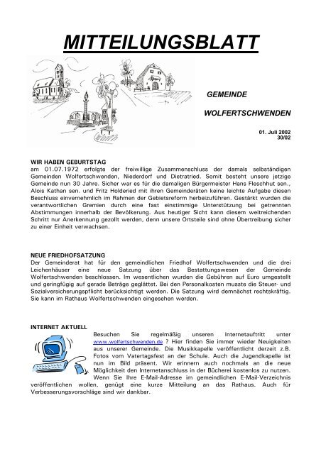 MITTEILUNGSBLATT - Wolfertschwenden