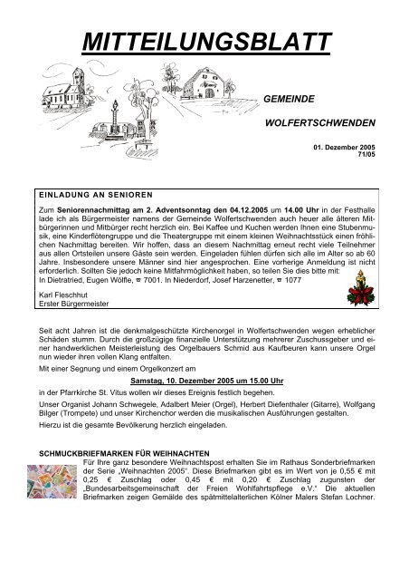 MITTEILUNGSBLATT - Wolfertschwenden