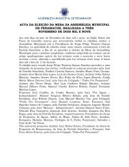 acta da sessão pública ordinária da - Câmara Municipal de ...