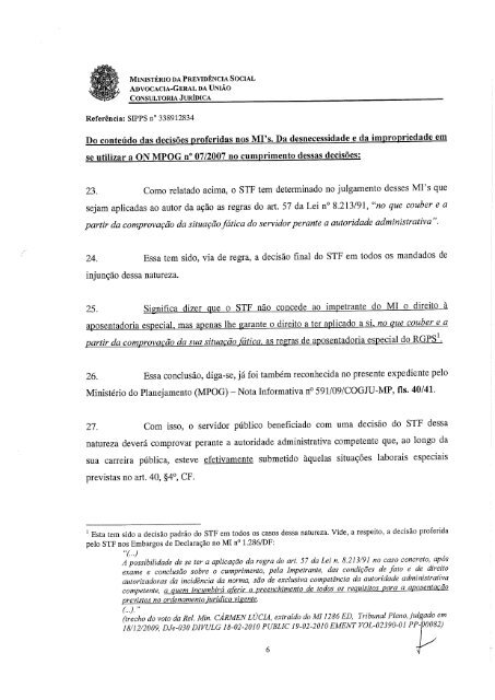 4 - Ministério da Previdência Social