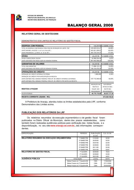 Direta - Finanças - Sergipe