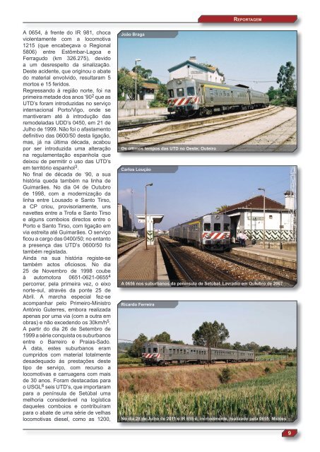 automotoras diesel terminam a carreira - Portugal Ferroviário