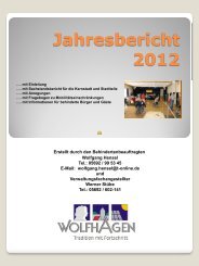 Jahresbericht 2012 - Stadt Wolfhagen