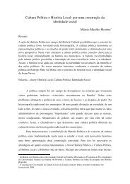 Cultura Política e História Local: por uma construção da ... - anpuh