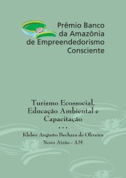 Turismo Ecossocial, Educação Ambiental e Capacitação - Banco da ...