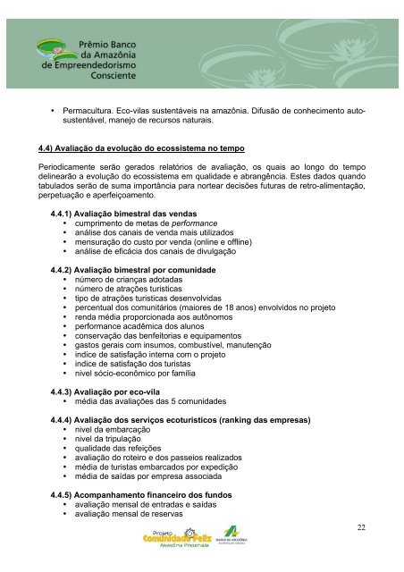 Turismo Ecossocial, Educação Ambiental e Capacitação - Banco da ...