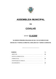 ASSEMBLEIA MUNICIPAL COVILHÃ - Câmara Municipal da Covilhã