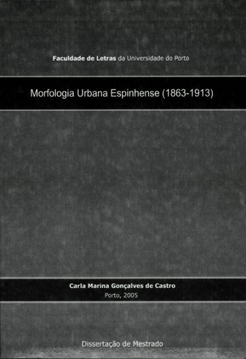 Morfologia Urbana Espinhense (1863-1913) - Repositório Aberto da ...