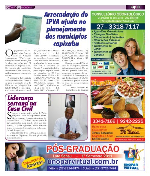 Edição Abril - Jornal Correio Metropolitano