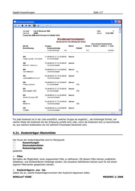 WINLine KORE - Working-system.de