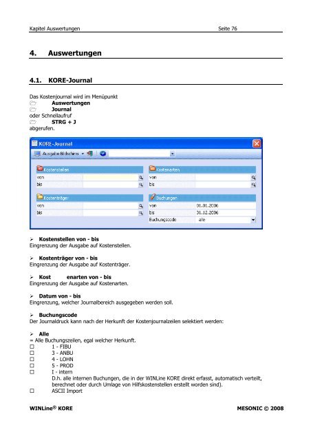 WINLine KORE - Working-system.de