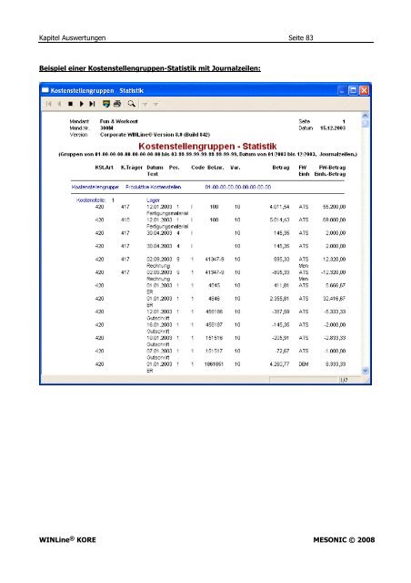 WINLine KORE - Working-system.de