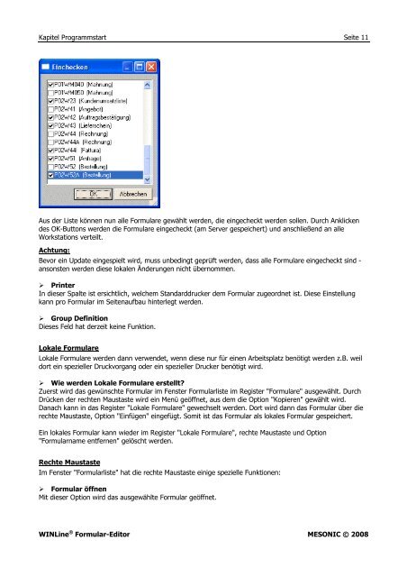 WINLine Formular Editor - Working-system.de