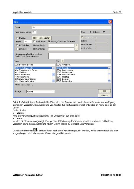 WINLine Formular Editor - Working-system.de