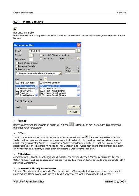 WINLine Formular Editor - Working-system.de