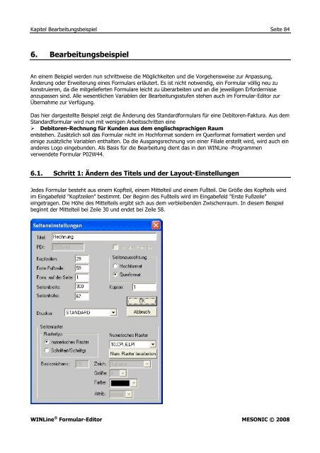 WINLine Formular Editor - Working-system.de