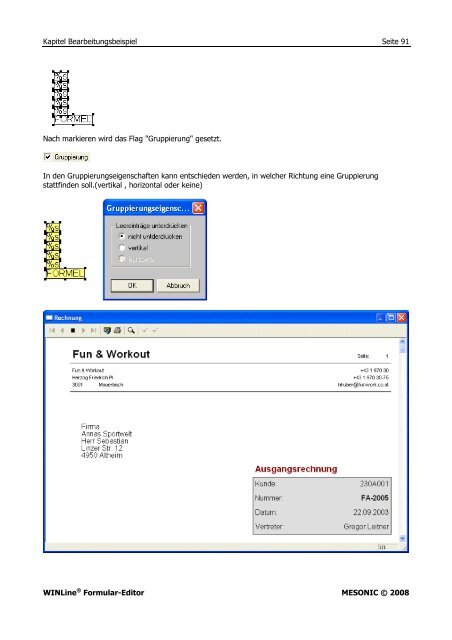 WINLine Formular Editor - Working-system.de