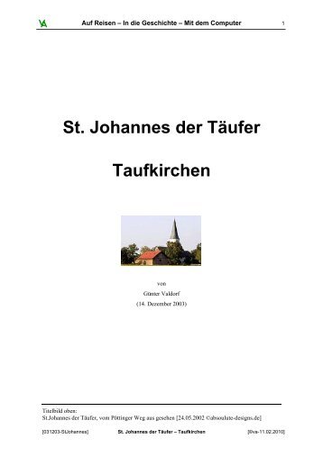 St. Johannes der Täufer Taufkirchen - Wolfschneiderhof in Taufkirchen