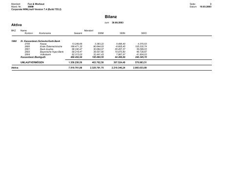 Ausdrucksammlung WINLine FIBU - Working-system.de