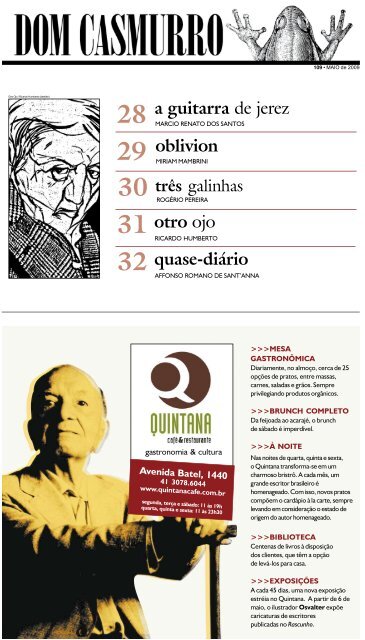 Edição 109 - Jornal Rascunho