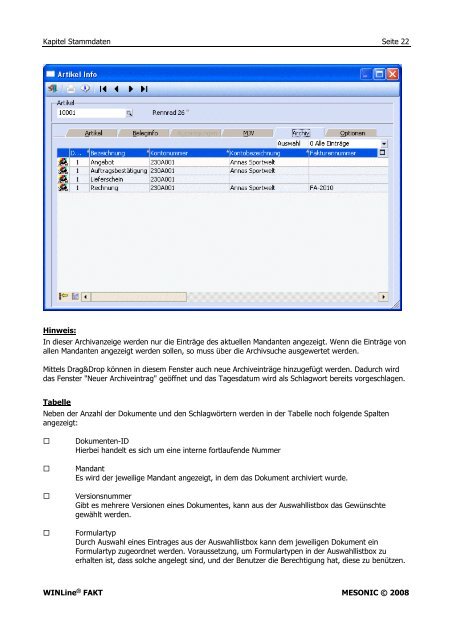 WINLine FAKT Teil 1 - Working-system.de