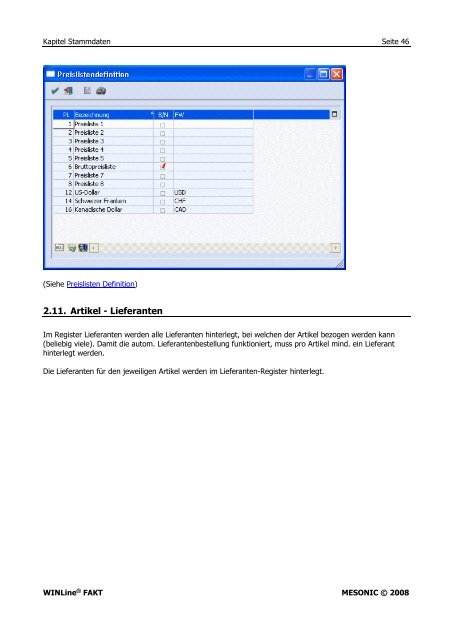 WINLine FAKT Teil 1 - Working-system.de