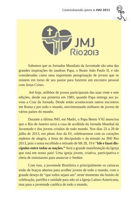 Jovens (PDF) - Encontro Mundial do Movimento Juvenil Salesiano