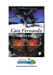 Melhores Contos - Caio Fernando Abreu - EE JOSE DE ALENCAR