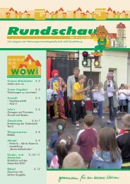 Wowi-Rundschau Nr. 7 - Wohnungswirtschaftsgesellschaft mbH ...