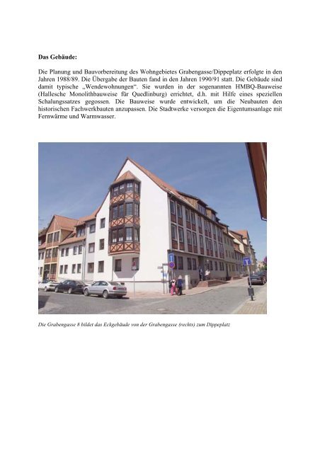 2-Zimmer-Eigentumswohnung in Quedlinburg, Grabengasse 8